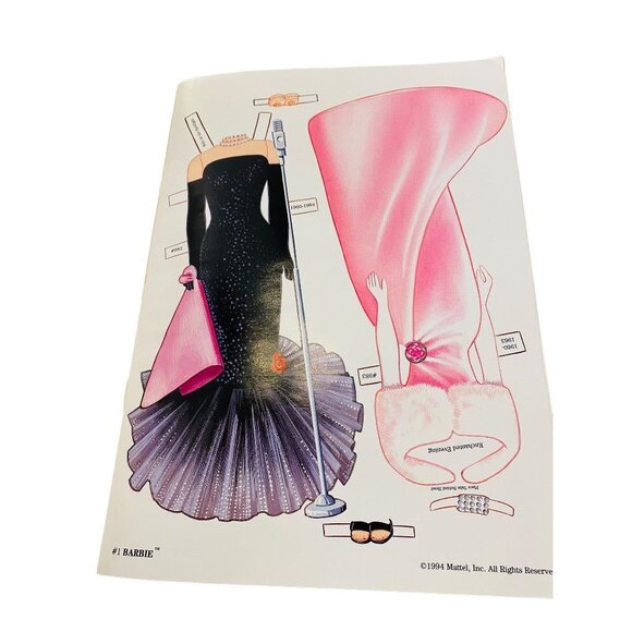 1997 Barbie Mattel for Avon Paper Doll Book 1959 Number One and The 1964 Ponytai - Picture 4 of 12